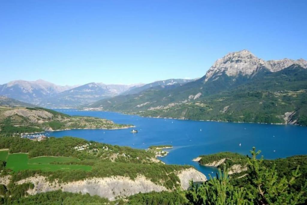 Superbe T2 Duplex Vue Sur Les Montagnes Apartman Chorges Kültér fotó